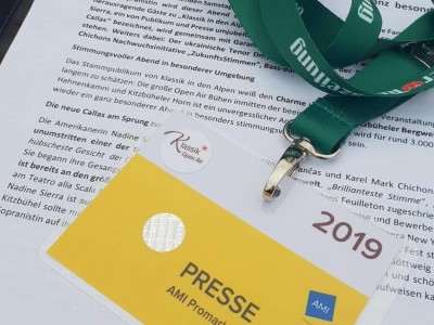 Presseakreditierung Klassik in den Alpen